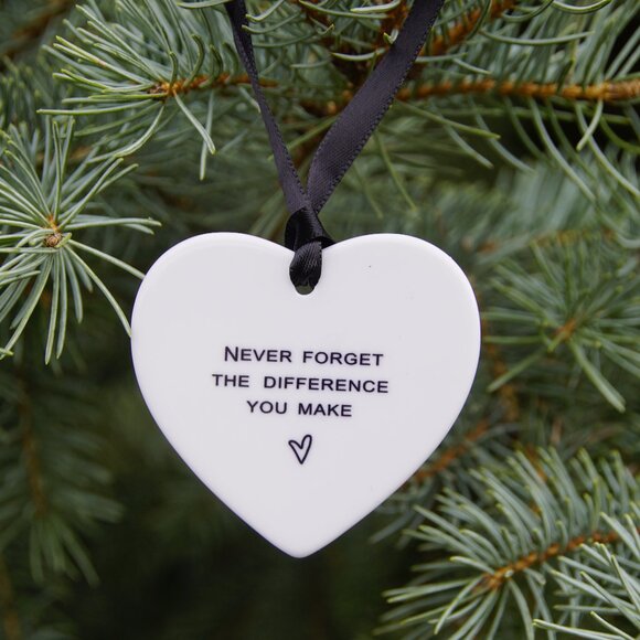 Ornaments/Never Forget The Difference You Make | Thank You Gift - Picture 2 of 2